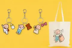 3COINS おおのたろう　キーホルダー全種類+エコバッグ1点のサムネイル