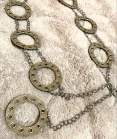 ★お値下げしました★リングチェーンベルト☆ベージュ