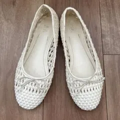 【美品】★ZARA★ザラ★キッズ★オープンワーク★バレエシューズ★
