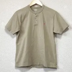 DANTON コットン ヘンリーネック半袖Tシャツ JD-9155 ベージュ36のサムネイル