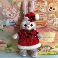 ディズニー　2024 クリスマス ステラルー　ぬいぐるみバッジ　ディズニーシー