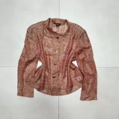 ヴィンテージ レトロ HARDY AMIES テーラードジャケット 80s 美品のサムネイル