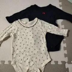 長袖　ロンパース肌着セット