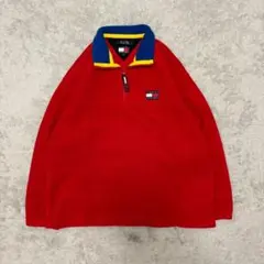 【名作】 90s TOMMY HILFIGER ハーフジップフリース CD20