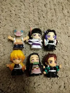 鬼滅の刃 　ミニ　フィギュア　ソフビ人形　6体セット