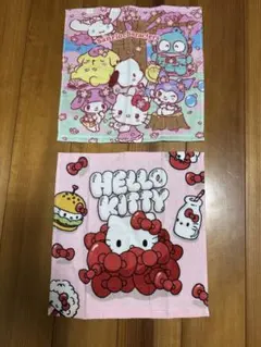 サンリオキャラクターズ ハローキティ タオル 2枚セットハンドタオル