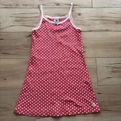 【PETIT BATEAU】ドット柄キャミソールワンピース　108センチ