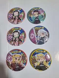 鬼滅の刃　イオン　キャンペーン　缶バッジ　6個セット