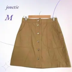 jouetieジュエティ／フロントボタン 台形スカート ミニスカート チノ生地のサムネイル