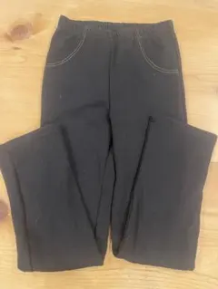 黒の裏起毛レギンス 150サイズ　キッズ