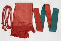 即買い可能　振袖用　帯締め帯揚げ　重ね衿　3点セット　0308-3