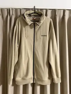 CONVERSE ベージュ ジップアップパーカー