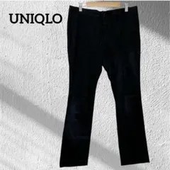 ユニクロ ストレッチパンツ ブラック W80相当 （タグ70） 男女兼用 M L