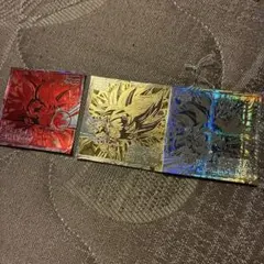 スーパサイヤ人ゴッド・ブルー シール3枚セット