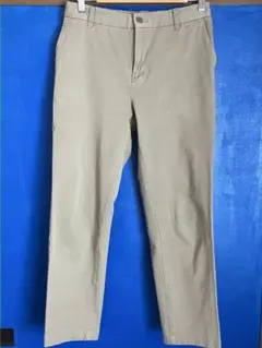 ベージュ チノパン ゴム入り　無印