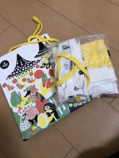 ◎ムーミン　ロンパース、ズボン、帽子
