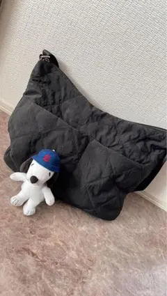 スヌーピー　キーホルダー付き　ショルダーバッグ　キルティング