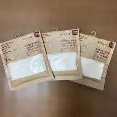 【新品未開封】MUJI 綿でさらっとキャミソール ３枚セット ホワイト 120