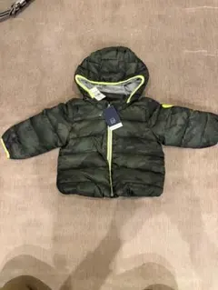 GAP新品タグ付き 迷彩柄 フード付きダウンコート