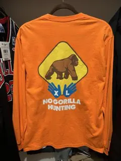 ☆XLARGE☆ 長袖Tシャツ ゴリラハンティング