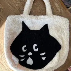 ネネット　黒猫デザイン トートバッグ