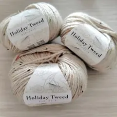5 ユザワヤ　ホリデーツイード 色番2　ネップ毛糸　北欧カラー　メリノウール
