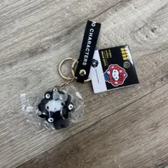 サンリオ黒ミャクミャク　ハローキティ　キーホルダー 万博