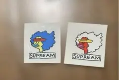 supreme gonz box logoステッカー　2枚