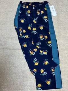 ☆新品☆マルシャルテル 花柄&サイドライン 楽チン パンツ サイズ2=M