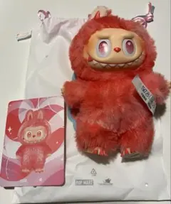 【正規品】ラブブ LOVE 愛 レッド エナジー ぬいぐるみペンダント