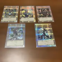 遊戯王 ブラック・マジシャン 25thイラスト違い 絵違い シークレット　5枚