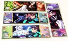 新品・未使用【鬼滅の刃】ロングステッカー 鬼 炭治郎 4枚セット まとめ売り