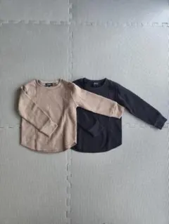 グリーンレーベルリラクシング 長袖トップス 100cm 2枚セット