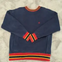 Champion ネイビー ストライプ トレーナー