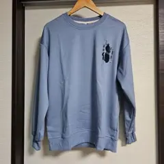 猫プリント トレーナー オーバーサイズ 長袖 ゆったり 猫プリントスウェット