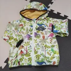 Bitz 恐竜柄 フード付きジャケット 80cm