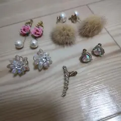 値下げ！美品 ガーリー系イヤリングまとめ売り