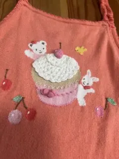 familiar 薄手ニットキャミソール 120