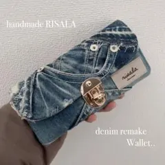 デニム リメイク ウォレット