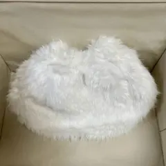 Laline 白　ハンドバッグ