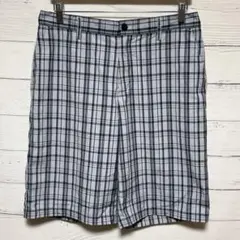 adidas golf アディダスゴルフ ショートパンツ チェック ロゴ刺繍32