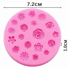 １９種　花　シリコンモールド　シリコン型　レジン　パーツ　型　道具　薔薇　素材