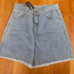 《 newimage 》フリンジ裾 ショートパンツ XS タグ付き