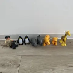 LEGO　デュプロ　動物と飼育員さん　10点セット