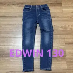 EDWIN 黒 長ズボン ウエストゴム