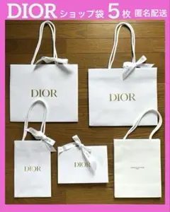 DIOR ディオール ショップ袋 ショッパー 5枚セット