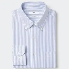 【新品未使用】ユニクロ　スーパーノンアイロンジャージースリムシャツ　長袖Lサイズ