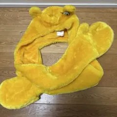 レア ディズニー プーさん マフラーキャップ