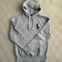 【美品】POLO RALPH LAUREN ビッグポニー 刺繍 パーカー XS