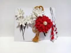 つまみ細工　髪飾り